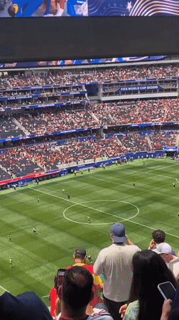 Sold-out soccer stadium buzzing in Inglewood
