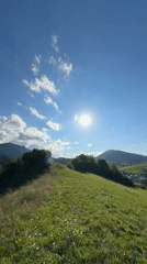 Summer meadows and village views in Zázrivá, Slovakia