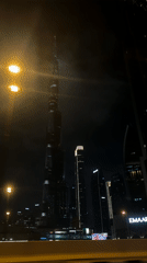 Evening art and architecture documentation at Dubai Mall