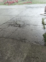 Heavy rain documented at industrial facility, May 28