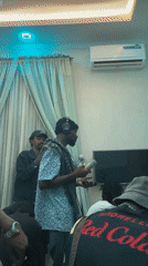 Recording session captured at Gura Top studio, Nigeria