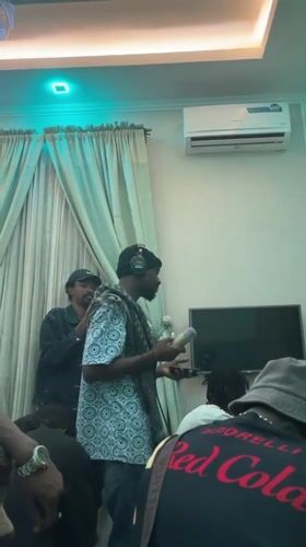 Recording session captured at Gura Top studio, Nigeria
