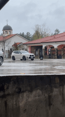 Rainy day scenes captured in Veliko Tarnovo, Bulgaria