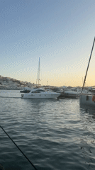 Late afternoon around Ibiza's harbor and city streets