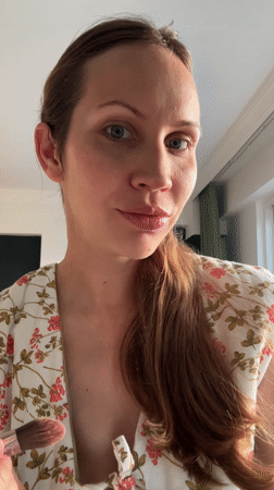 Woman's morning routine captured in Fethiye, Turkey