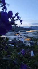 Greenhouse valley at dusk, Lạc Dương highlands
