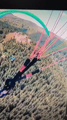 Paragliding and water channel work documented in same area