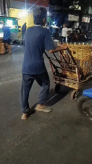 Surabaya street vendors working the night food scene