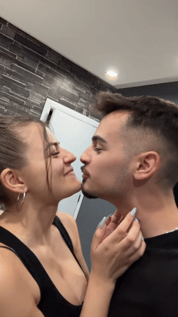 Couple captures intimate mirror selfies in Sofia