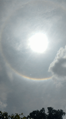 Solar halo phenomenon observed in Tinaquillo, Venezuela