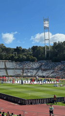 Stadium event with ceremony draws crowds in Oeiras Portugal