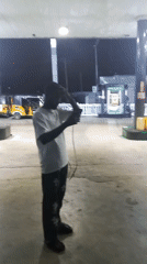 Man spotted at Lokoja petrol station with mobile phone
