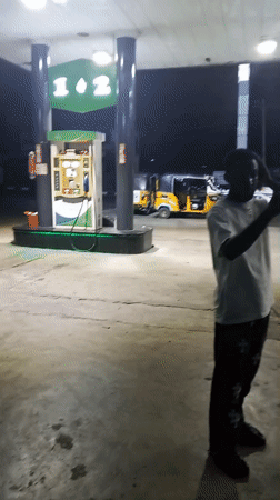 Man spotted at Lokoja petrol station with mobile phone