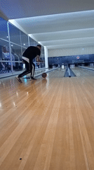 Bowling Alley Visit and Indoor Objects Documented Saturday Evening