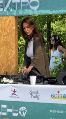 Outdoor wellness and music festival underway in a Moscow park