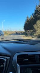 Early morning car journey through Tbilisi captured from multiple angles