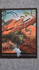 Wildlife stamp collection documented in Pleven, Bulgaria