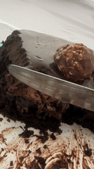 Chocolate cake with Ferrero Rocher documented in Alicante