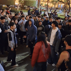 Freestyle rap battle draws crowd at Arequipa cathedral