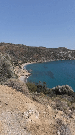 Rugged Aegean coastline near Datça on a clear summer day
