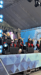 Cultural festival with traditional performances held in Chaikovsky, Russia