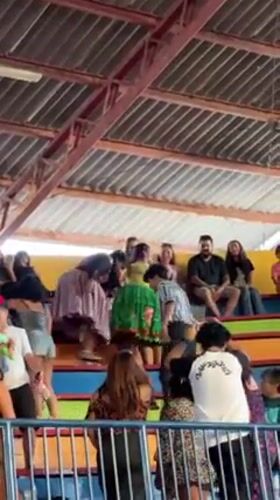 Professional Lucha Libre wrestling event draws crowds in Arica Chile