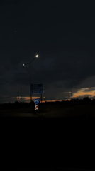 Rainy evening drive recorded on Bulgarian highway near Mramor