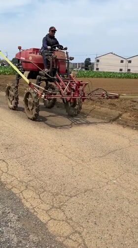 Agricultural spraying and metalwork underway in Sayama