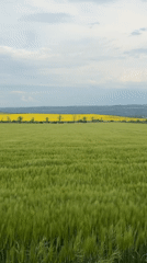 Rural Bulgarian countryside documented showing agricultural fields and dirt roads