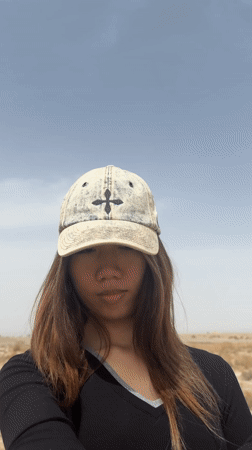 Tourist documents early morning visit to historic Yumen Pass site