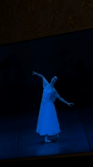 Ballet performance on stage in Ufa, Russia