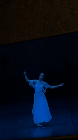 Ballet performance on stage in Ufa, Russia