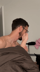 Private bedroom moment captured in Tel Aviv residence