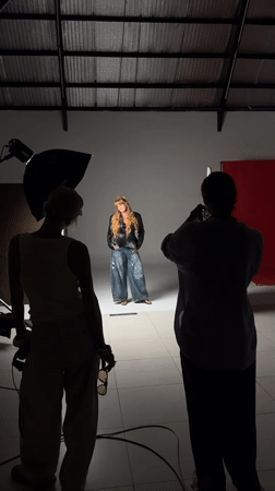 Studio photoshoot captured in Denpasar Barat, Indonesia