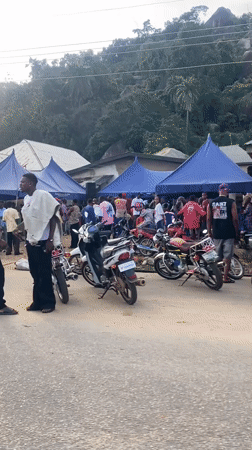 Daily street life documented in Igarra, Nigeria