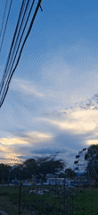 Dramatic sunset captured across multiple locations in Tinaquillo, Venezuela
