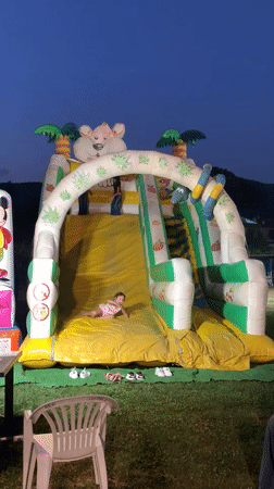 Summer evening in Cortona: park rides, street food, and a vivid sunset