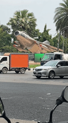 Morning activity captured around MiG-21 monument in Dhaka