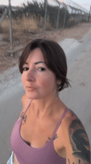 Woman documents early morning jog through rural Israeli countryside