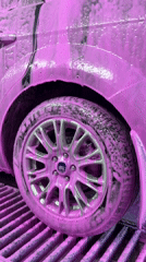 Cars get colorful wash treatment at Chaikovsky facility
