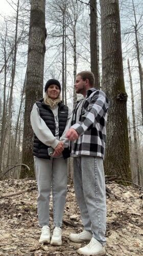 Forest walk documented by witnesses in Novyi, Russia