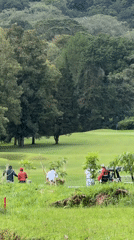 Early morning golf session recorded in Sukasada, Indonesia