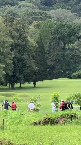 Early morning golf session recorded in Sukasada, Indonesia