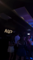 Neon lights and nightclub vibes in Laganas, Greece