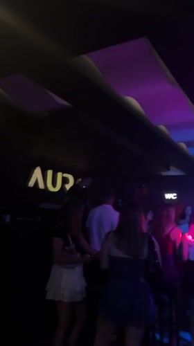 Neon lights and nightclub vibes in Laganas, Greece