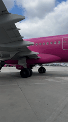 Routine Wizz Air passenger operations observed at Warsaw airport