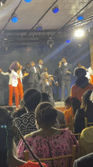 Choir performs at auditorium event in Abuja, Nigeria
