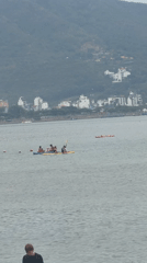 Morning beach activities captured in Nha Trang, Vietnam