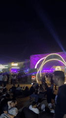 Nighttime festival draws crowds to sandy venue in Giza