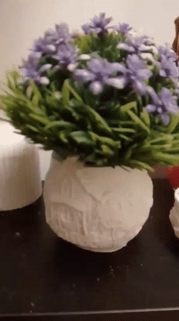 Closeup tour of handmade decor and trinkets in Wedel
